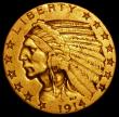 London Coins : A162 : Lot 1305 : USA Five Dollars 1914 aVF 