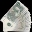 London Coins : A162 : Lot 145 : Page 1 Pound (12) B323, REPLACEMENT notes issued 1970, two consecutively numbered runs series MS26 2...