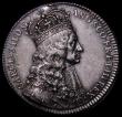 London Coins : A162 : Lot 1555 : Coronation of Charles II 1661 29mm diameter in Silver by T.Simon, the official Coronation Issue, Eim...