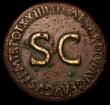 London Coins : A162 : Lot 1567 : Livia (died AD 29) brass sestertius, Rome AD 22-23. Obv. S.P.Q.R. IVLIAE AUGUST, carpentum drawn r b...