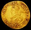 London Coins : A162 : Lot 1593 : Gold Crown Charles I Second Bust S.2711 mintmark Cross Calvary Fine/Good Fine