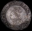 London Coins : A162 : Lot 1632 : Shilling Elizabeth I Second Issue, S.2555 Bust 3A, Mintmark Cross Crosslet VF with bold portrait, th...