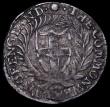 London Coins : A162 : Lot 1636 : Sixpence 1654 Commonwealth ESC 1489, Bull 200 Fine, toned, with part of the date off the flan