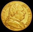 London Coins : A162 : Lot 1653 : France 20 Francs Gold 1815A KM#706.1 Fine, Ex-Jewellery