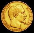 London Coins : A162 : Lot 1655 : France 20 Francs Gold 1852A KM#774 a one year type, Fine 