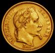 London Coins : A162 : Lot 1656 : France 20 Francs Gold 1862A KM#801.1 VF
