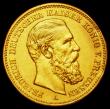 London Coins : A162 : Lot 1661 : German States - Prussia 20 Marks Gold 1888A VF scratched in the obverse field at 3 o'clock by K...