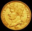 London Coins : A162 : Lot 1664 : German States - Westphalia 1811C 20 Frank KM#103 VF with some traces on the edge and rim of once bei...
