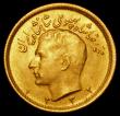 London Coins : A162 : Lot 1670 : Iran Gold Half Pahlavi SH1332 (1953) KM#1161 UNC