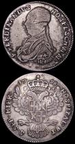 London Coins : A162 : Lot 1676 : Malta (2) 15 Tari 1798 KM#344 Fine/Good Fine the reverse with light adjustment lines, Scudo 1796 KM#...