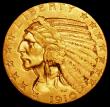 London Coins : A162 : Lot 1701 : USA 5 Dollars Gold 1910D Solid D Breen 6810 NEF
