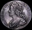 London Coins : A162 : Lot 1722 : Crown 1736 Roses and Plumes ESC 121, Bull 1664, GVF with an attractive old grey tone, two minor edge...