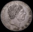 London Coins : A162 : Lot 1725 : Crown 1818 LIX ESC 214, Bull 2009 NEF attractively toned with some contact marks and a small dig in ...