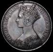 London Coins : A162 : Lot 1732 : Crown 1847 Gothic UNDECIMO ESC 288, Bull 2571 GVF/NEF with some contact marks