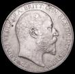 London Coins : A162 : Lot 1735 : Crown 1902 ESC 361, Bull 3560 EF with a slightly uneven tone, some thin scratches and small edge nic...