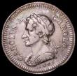 London Coins : A162 : Lot 1748 : Farthing 1665 Pattern in Silver, the King with short hair Peck 407 dies 1a+A, Good Fine with a flan ...