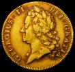 London Coins : A162 : Lot 1769 : Guinea 1739 Intermediate Head S.3676 Fine or better possibly once lightly cleaned, now with  pleasin...