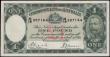 London Coins : A162 : Lot 181 : Australia 1 Pound issued 1933 - 1938 series M/18 207164, portrait King George V at right, Commonweal...