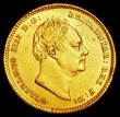 London Coins : A162 : Lot 1828 : Half Sovereign 1835 Marsh 411 GVF Ex-Jewellery, the obverse with some scratches, the reverse pleasin...