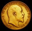 London Coins : A162 : Lot 1833 : Half Sovereign 1902 Matt Proof S.3974A EF/UNC the obverse cleaned