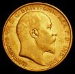 London Coins : A162 : Lot 1836 : Half Sovereign 1909 Marsh 512 Good Fine
