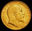 London Coins : A162 : Lot 1837 : Half Sovereign 1909 Marsh 512 NVF/GF