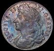 London Coins : A162 : Lot 1847 : Halfcrown 1687 ESC 498, Bull 753 Good Fine with an old and colourful tone, purchased from Astons Oct...