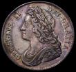 London Coins : A162 : Lot 1853 : Halfcrown 1741 Unaltered Date, Roses ESC 601, Bull 1681, NVF, nicely toned, Very Rare