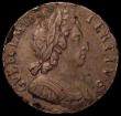 London Coins : A162 : Lot 1866 : Halfpenny 1695 struck on a heavier flan of 12.07 grammes (186.27 grains) heavier than the weight ran...