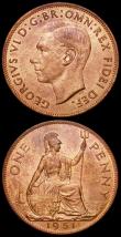 London Coins : A162 : Lot 1874 : Pennies (2) 1902 Low Tide Freeman 156 dies 1+A UNC and lustrous with a few small spots on the obvers...