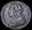 London Coins : A162 : Lot 1889 : Shilling 1731 Roses and Plumes ESC 1194, Bull 1703 GVF/NEF with an old grey tone, the reverse with s...