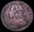 London Coins : A162 : Lot 1890 : Shilling 1739 Roses ESC 1201, Bull 1716 NEF and nicely toned