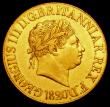 London Coins : A162 : Lot 1911 : Sovereign 1820 Large Date, Closed 2, Marsh 4, GF/NVF