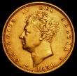 London Coins : A162 : Lot 1928 : Sovereign 1830 Marsh 15 Fine or better the reverse with two small digs to the right of the crown