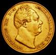 London Coins : A162 : Lot 1933 : Sovereign 1833 Marsh 18 NVF/VF with an old scrape on the reverse 