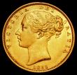 London Coins : A162 : Lot 1940 : Sovereign 1851 Marsh 34 VF/GVF