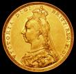 London Coins : A162 : Lot 1963 : Sovereign 1890M G: of D:G: closer to the crown S.3867B, DISH M14 VF/GVF with some small edge nicks