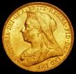 London Coins : A162 : Lot 1973 : Sovereign 1899S Marsh 168 EF/GEF and lustrous with some contact marks