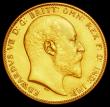 London Coins : A162 : Lot 1980 : Sovereign 1902 Matt Proof S.3969 nFDC with a few small tone spots on the reverse