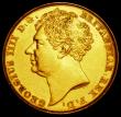 London Coins : A162 : Lot 2002 : Two Pounds 1823 S.3798 formerly in a swivel mount with the edge expertly repaired, VF with gilding, ...