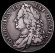London Coins : A162 : Lot 2166 : Crown 1743 Roses ESC 124, Bull 1667 Fine