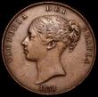 London Coins : A162 : Lot 2426 : Penny 1858 Large Rose Ornamental Trident, Small Date with WW unlisted by Peck, believed to be only a...