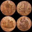 London Coins : A162 : Lot 850 : Halfpennies 18th Century (3) Lincolnshire - Wainfleet 1793 Wainfleet Abbey DH8 UNC and lustrous with...