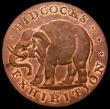 London Coins : A162 : Lot 868 : Halfpenny 18th Century Middlesex - Pidcock's undated, Obverse : Elephant, Reverse: Two-Headed C...
