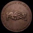 London Coins : A162 : Lot 874 : Halfpenny Middlesex  Slave Token DH1039A Kneeling Slave AM I NOT A MAN AND A BROTHER, edge PAYABLE A...