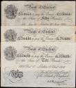 London Coins : A163 : Lot 1326 : Catterns 10 Pounds, Peppiatt 50 Pounds & 10 Pounds, 3 x Bernhard white notes, Operation Bernhard...