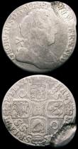 London Coins : A163 : Lot 176 : Mint Errors - Mis-Strikes (2) Shilling 1723 SSC VG/Fine with an additional part of a second coin str...