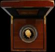 London Coins : A163 : Lot 1859 : Ten Pounds 2017 The Cost of War S.4893 5oz.Gold Proof, Reverse: First World War Soldier FDC in the i...
