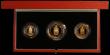 London Coins : A163 : Lot 1863 : The 1989 United Kingdom Gold Proof Set, the three coin set Double Sovereign, Sovereign and Half Sove...