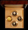 London Coins : A163 : Lot 1880 : The Queen Elizabeth II Sovereign Portrait Collection a 4-coin set comprising Sovereigns (4) 1957 Mar...